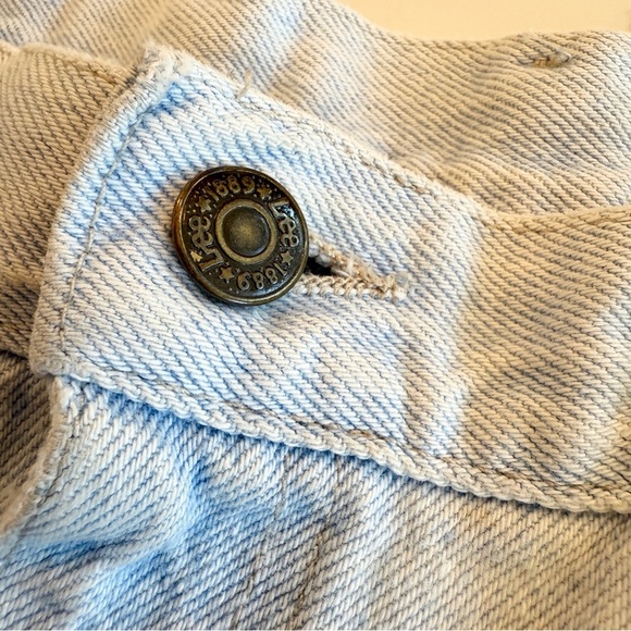 VINTAGE! 80s 90s Y2K Lee Riders Women’s Light Wash Straight Jeans Denim Size 14 - Picture 6 of 11